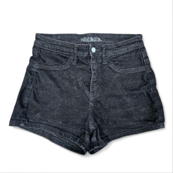 wild fable Pants - Wild Fable Charcoal High Rise Jean Shorts, Size 10/30R